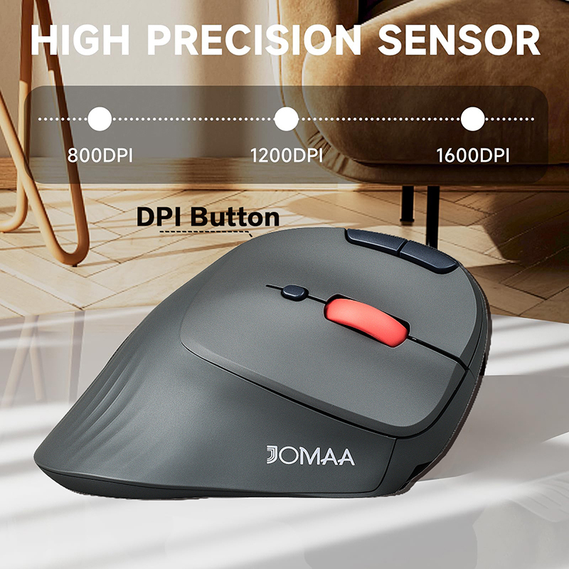 JOMAA Ergonomische Bluetooth5. - Ergonomic Mouse Vertical recensie en prijs