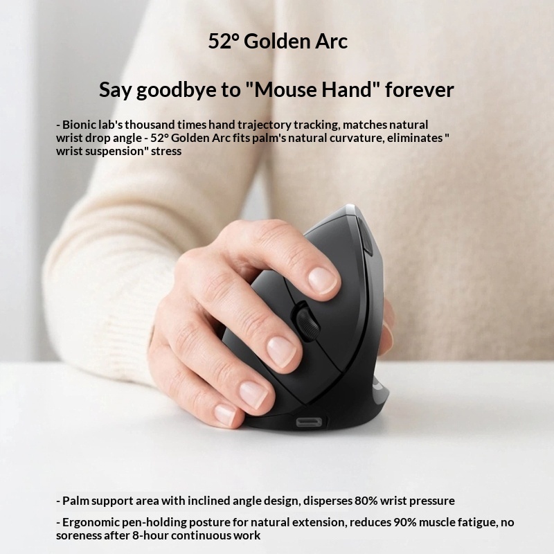 TECKNET Verticale ergonomische - Ergonomic Mouse Vertical recensie en prijs