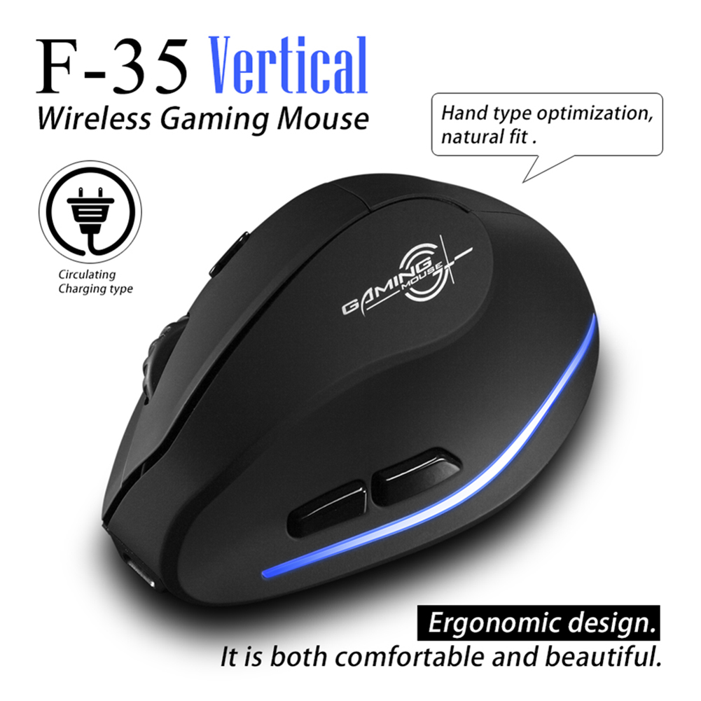 ZELOTES F-35 Oplaadbare draadl - Ergonomic Mouse Vertical recensie en prijs
